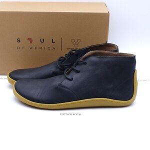NEW Men's VivoBarefoot Addis Desert Chukka Boots 302028-01 Black